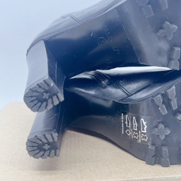 ALLSAINTS Louisa Studded Platform Heel Ankle Boots Black Leather EU 36 US 6 - Picture 10 of 12